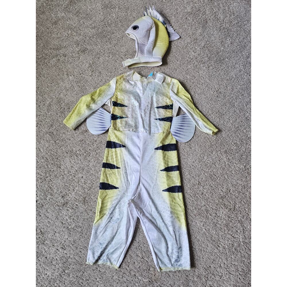 Flounder The Little Mermaid Toddler Halloween Costume 2 Piece Size 2T Dress Up
